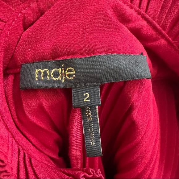 Maje Mock Neck Mini Dress - Picture 8 of 8